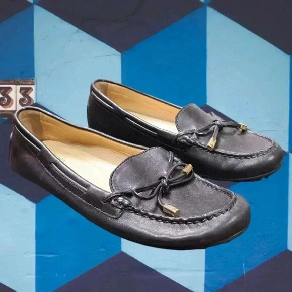 MICHAEL KORS SUTTON LEATHER LOAFERS - Picture 11 of 15